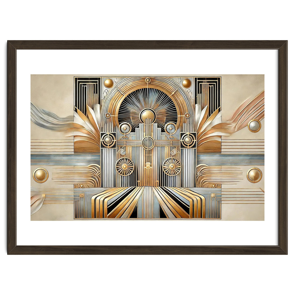 Art Deco Gold Architecture