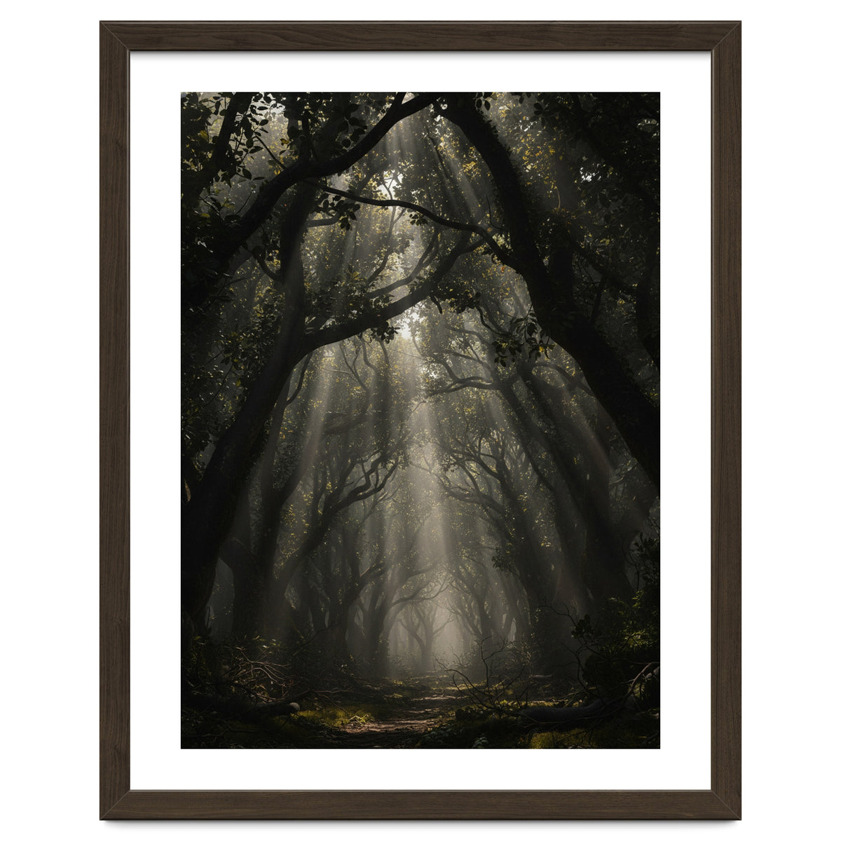 Enchanted Canopy: Mystical Forest Path