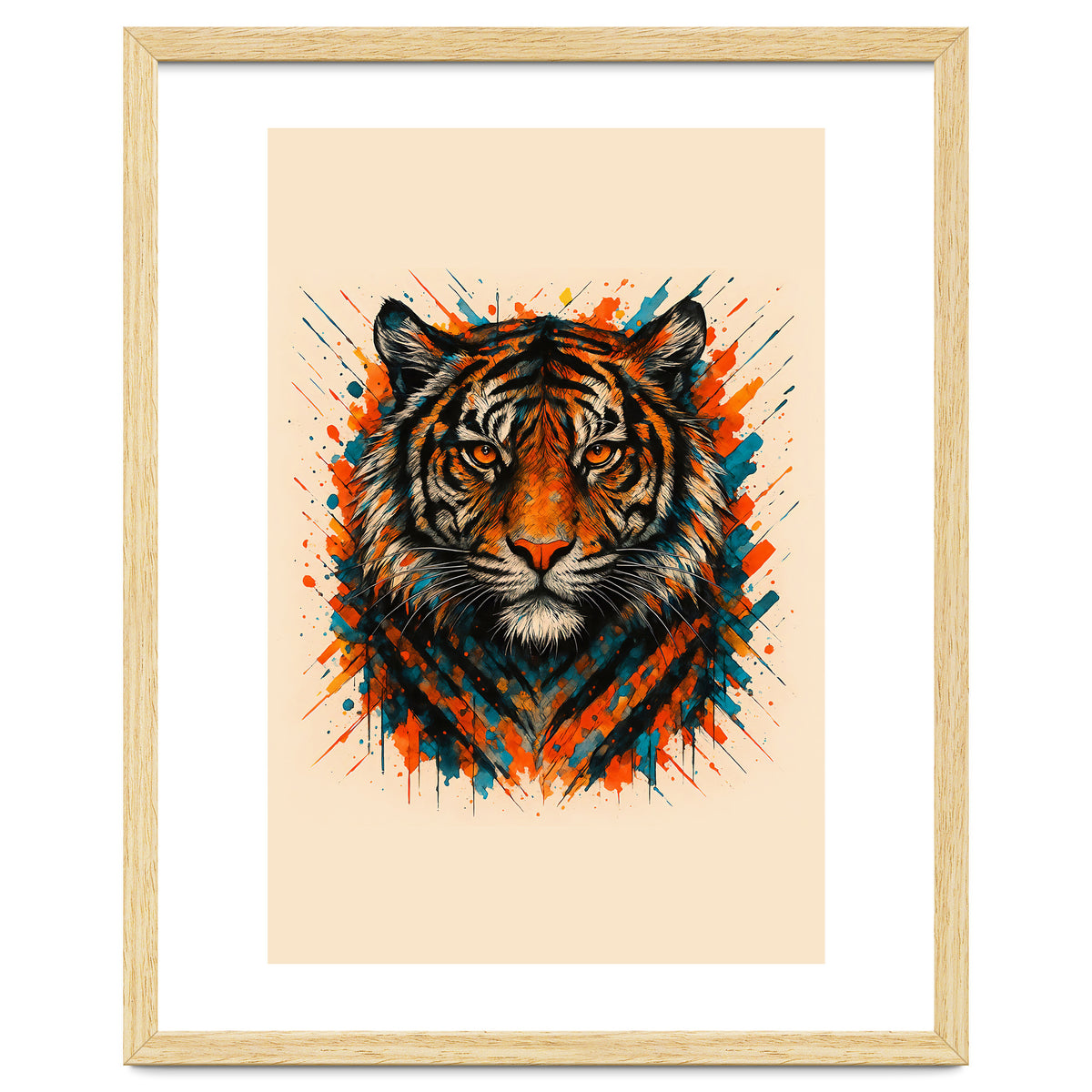 Tiger Animal Watercolor