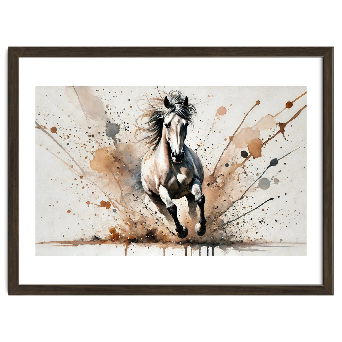 Galloping Horse Front View