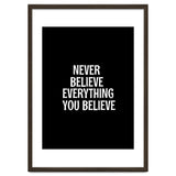 Never believe everything you believe thumbnail