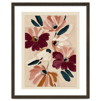 Blush And Wine Blossoms I