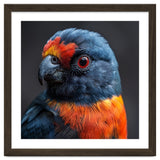 Close Up Portrait Of A Colorful Parrot thumbnail
