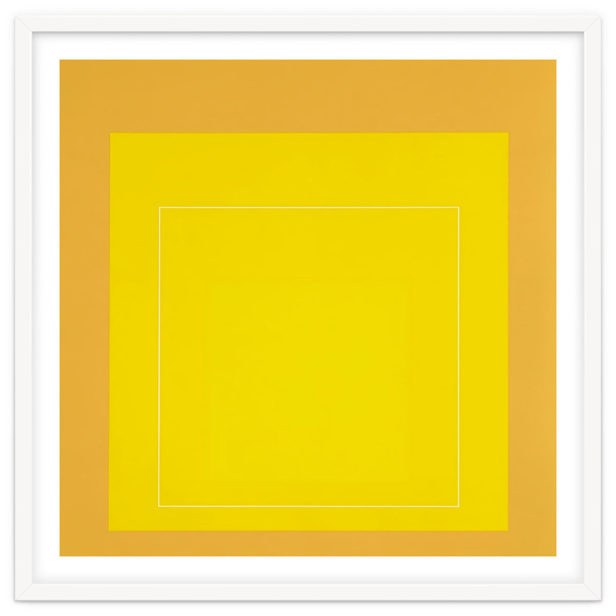 JOSEF ALBERS - HOMAGE TO THE SQUARE YELLOW