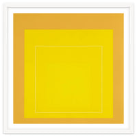 JOSEF ALBERS - HOMAGE TO THE SQUARE YELLOW