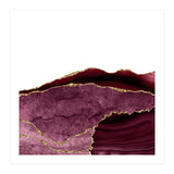 Burgundy & Gold Agate Texture 28 (Print Only) thumbnail