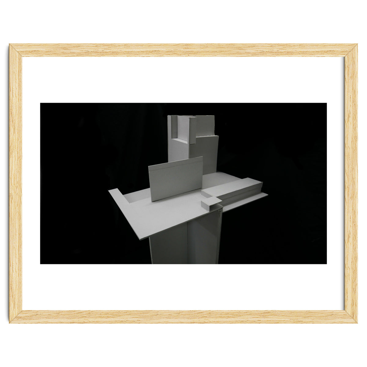 Architectural Model Grey Cardboard