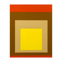 Josef Albers - Red, Brown, Golden (Print Only)