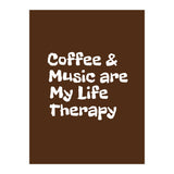 Coffee and books are my life therapy (Print Only) thumbnail