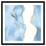 Blue & Gold Glitter Agate Texture 07 thumbnail