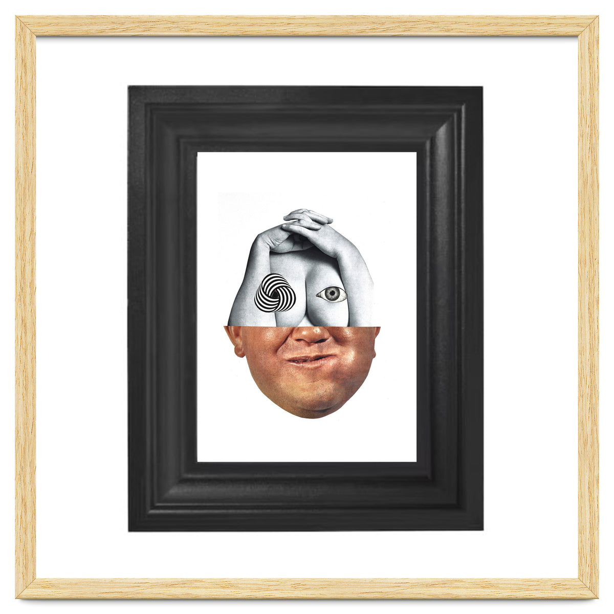 Satiety Collage - Print of paper Collage