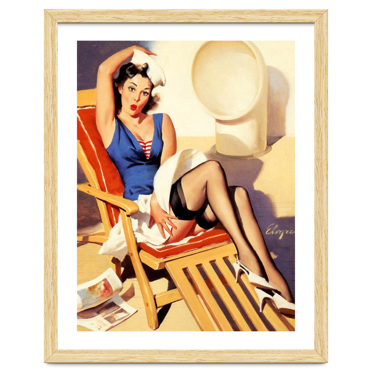 Sudden Wind On The Shipboard Cruiser