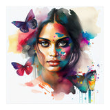 Butterfly Bloom Hindu Portrait (Print Only) thumbnail