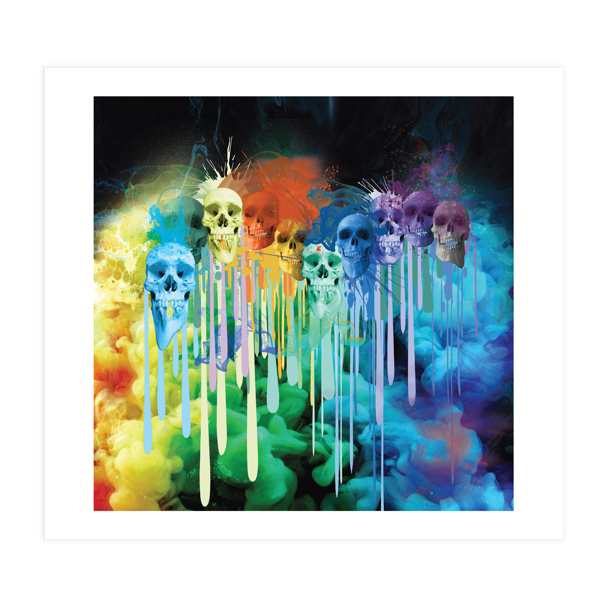 Ink Skulls Smoky (Print Only)