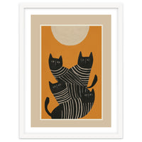 Abstract Black Cats