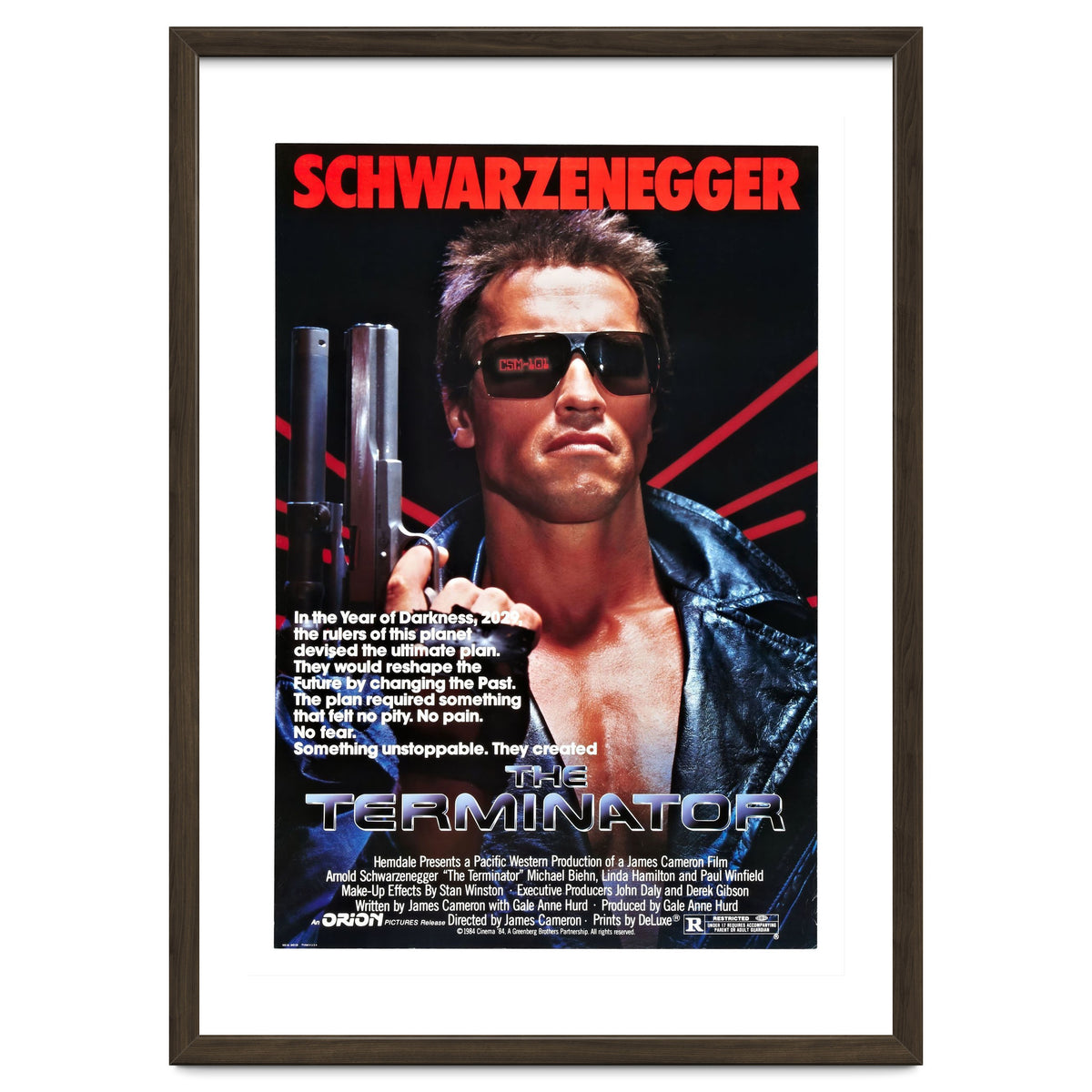 THE TERMINATOR (1984), directed by JAMES CAMERON.