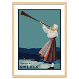 Sweden, Woman With Alp Horn thumbnail