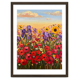Vibrant Wildflower Field Oil Painting thumbnail