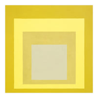 JOSEF ALBERS - HOMAGE TO THE SQUARE YELLOW WHITE (Print Only)