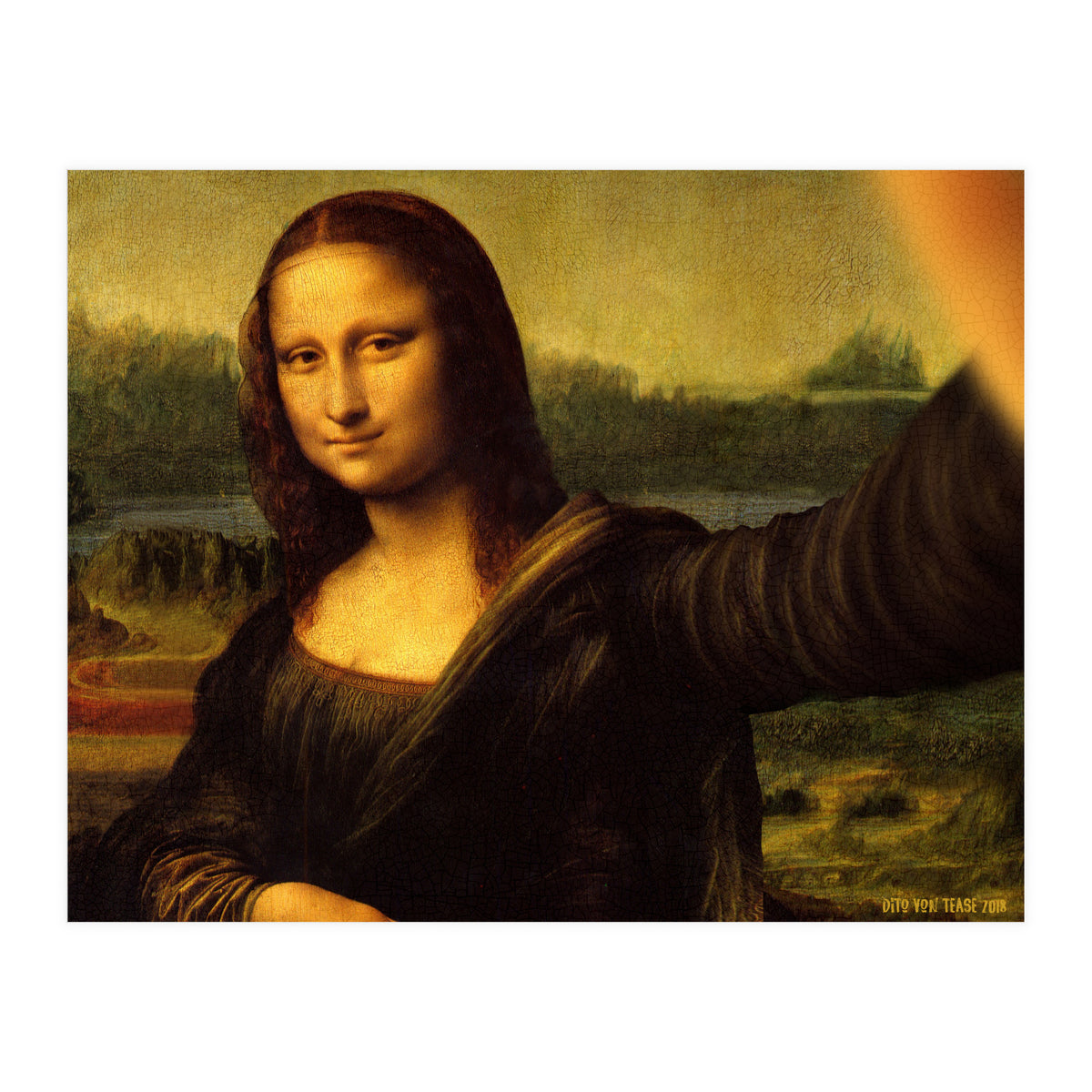 Mona Lisa - Selfie (Print Only)