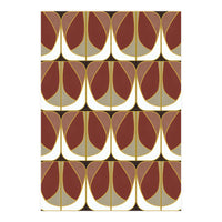 Umber Deco Tiles (Print Only)