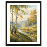 Golden Autumn Birch: A Riverside Walk thumbnail