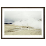 Tourists hidden in the hot spring steam -  Iceland thumbnail