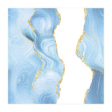 Blue & Gold Glitter Agate Texture 07 (Print Only) thumbnail