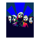 OASIS British Rock Band Art WPAP Trending Now (Print Only) thumbnail