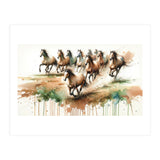 Galloping Horse Herd (Print Only) thumbnail