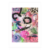 Crazy Town Multimedia Abstract Art Print Large Wall Art Poster Viddy Pop Mood Room (Print Only) thumbnail