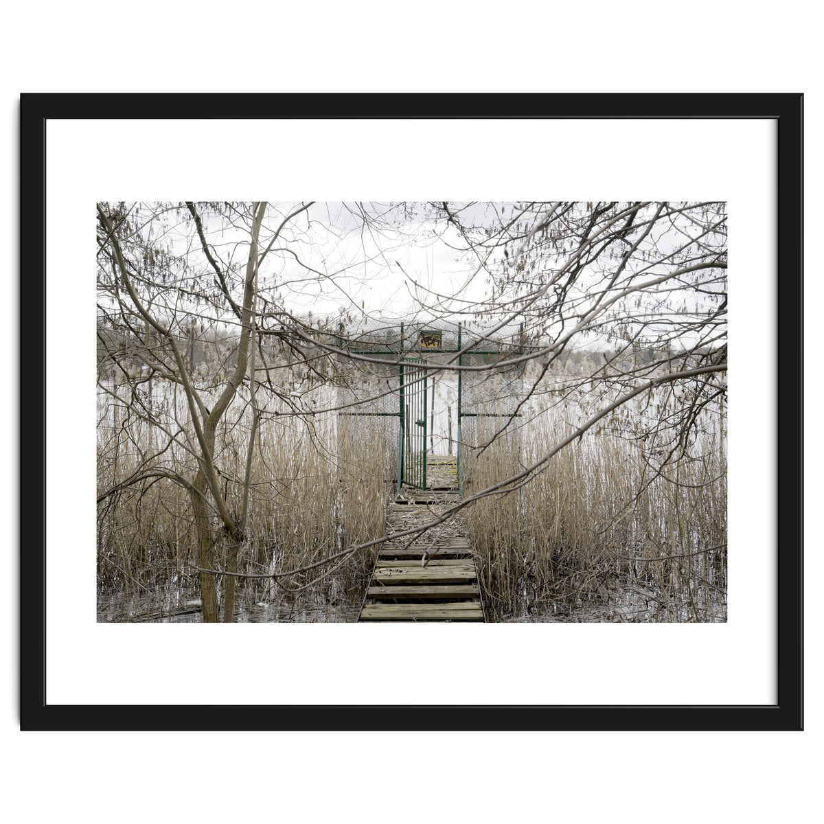 The gate to the lake