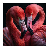 Two Flamingos Together (Print Only) thumbnail