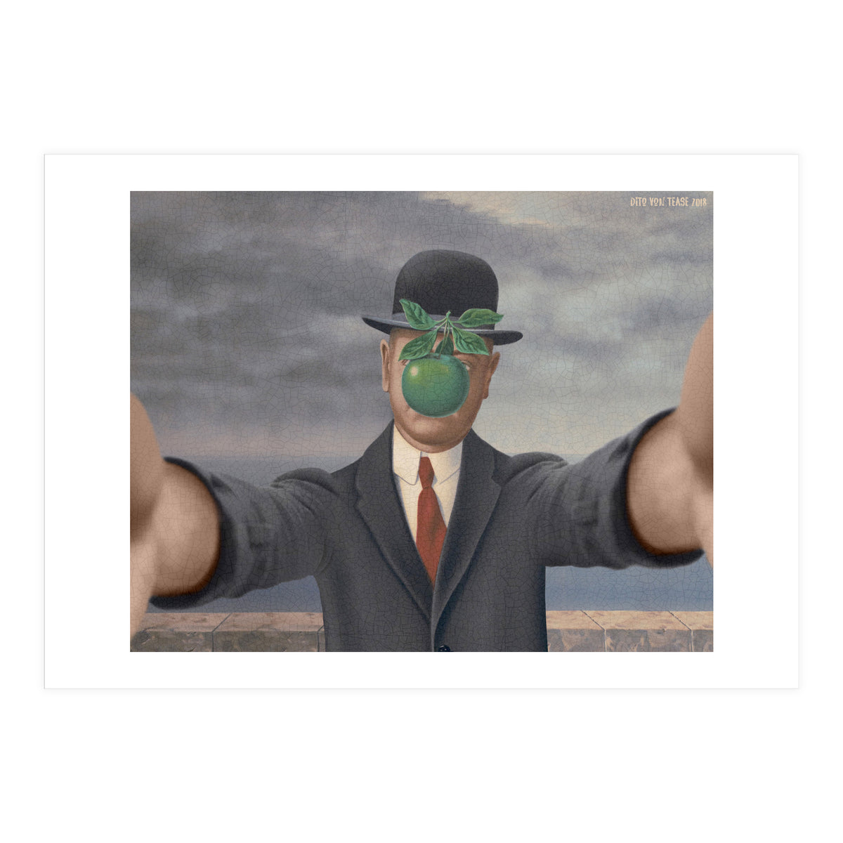 The Son Of Man - Magritte - Selfie (Print Only)