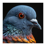 Close Up Of A Pigeon Bird (Print Only) thumbnail