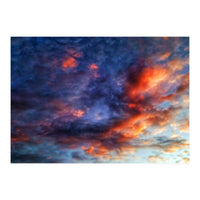 Cloudy sky at sunset  (Print Only)