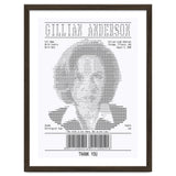 Receipt Art Gillian Anderson thumbnail