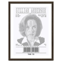 Receipt Art Gillian Anderson