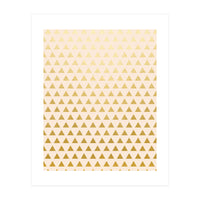 Blush + Gold Triangles #society6 #decor #buyart (Print Only)