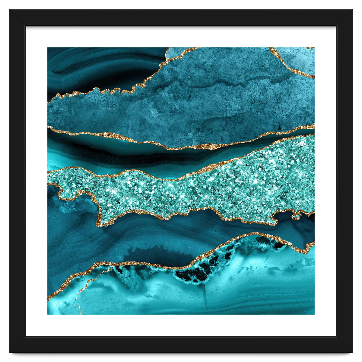 Agate Glitter Ocean Texture 12