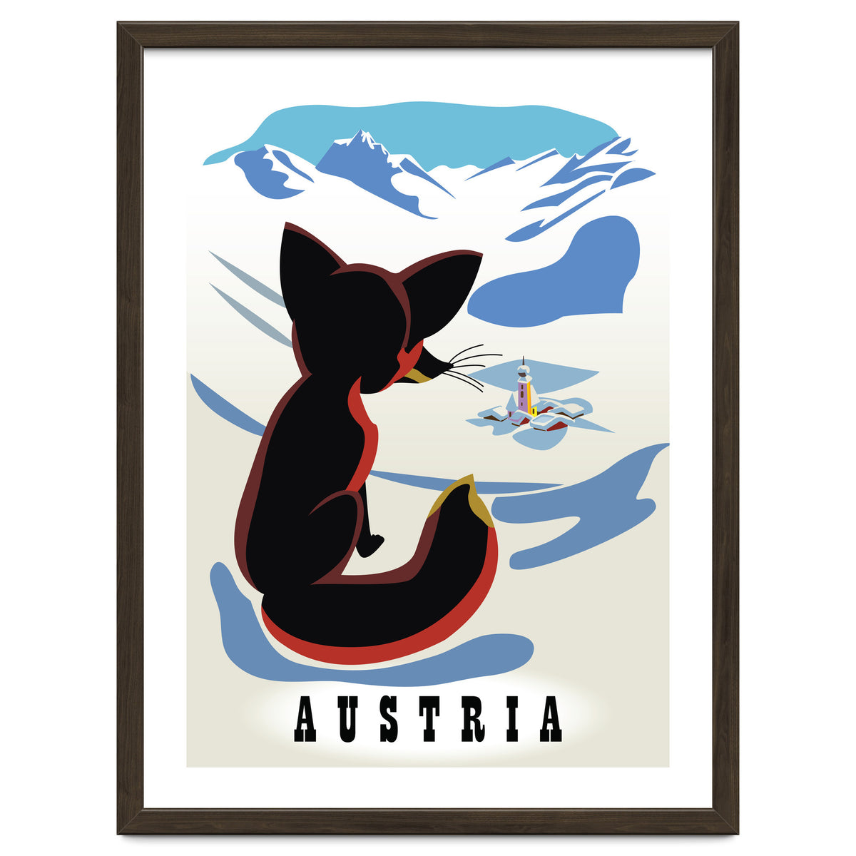 Austria Fox In The Snow