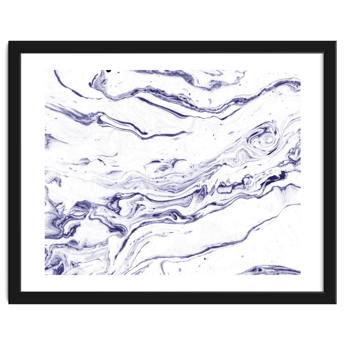 Navy Blue Marble #society6 #decor #marble