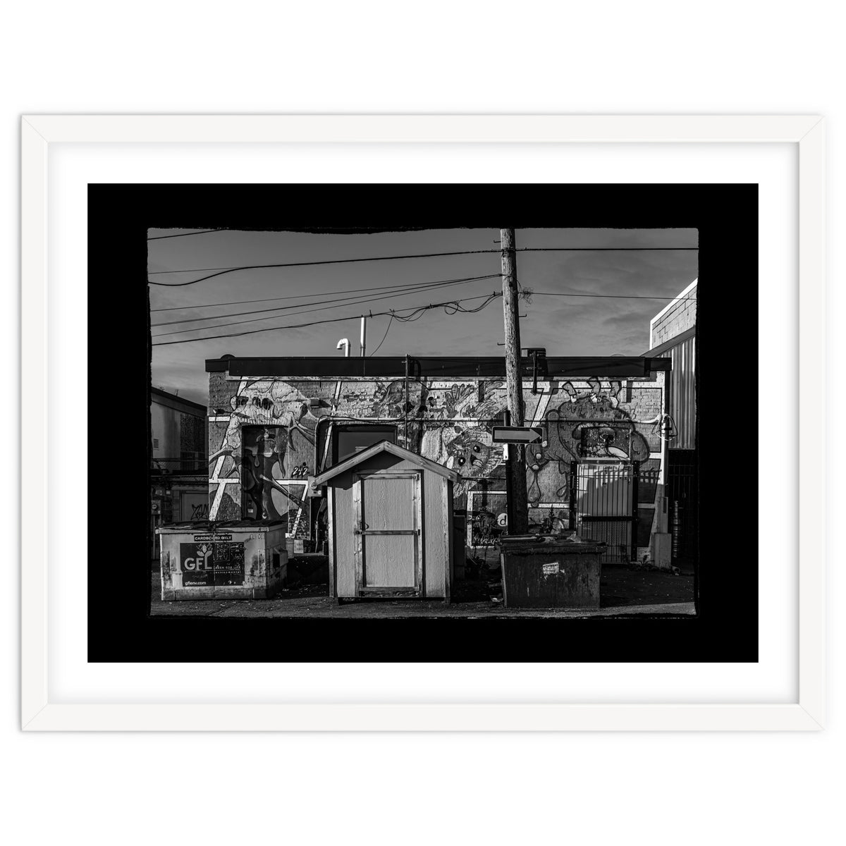 Cooke St Graffiti No 3 with Border