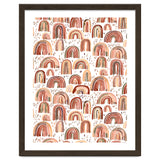 Cute Watercolor Rainbows Terracota thumbnail
