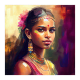 Golden Garland Sinhalese Portrait (Print Only) thumbnail