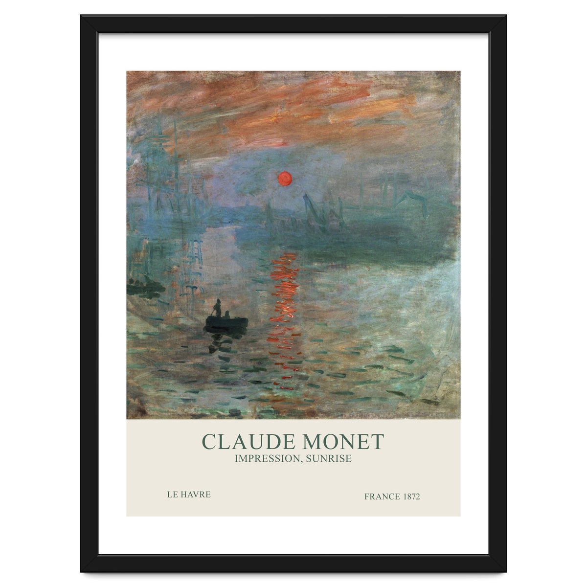 Claude Monet - Impression, Sunrise