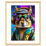A Chipmunk In Headphones And Glasses thumbnail
