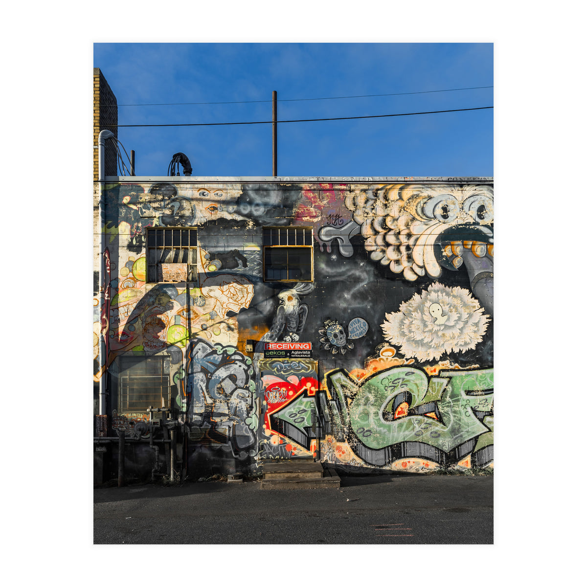 Cooke St Thunder Bay Graffiti Color Version No 2 (Print Only)