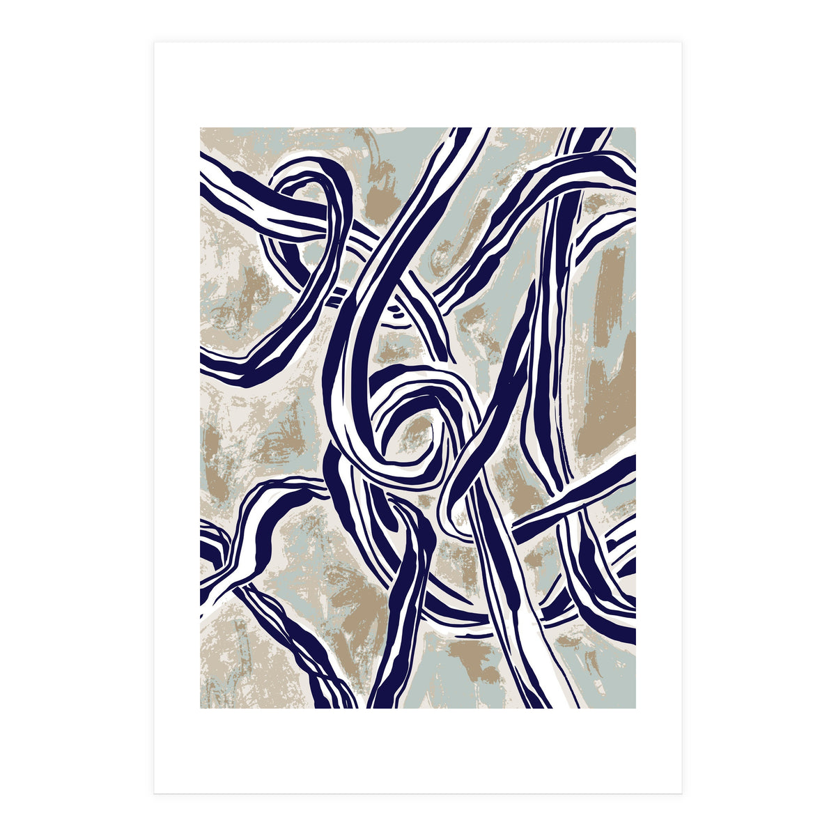 Follow the lines Abstract knots (Print Only)