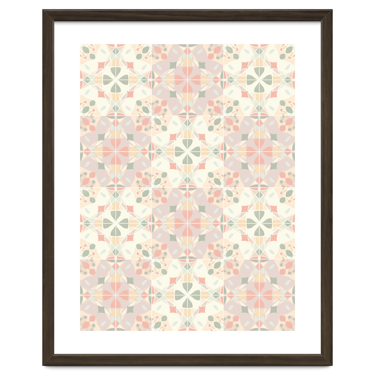 Stained Glass Pastels Tiles